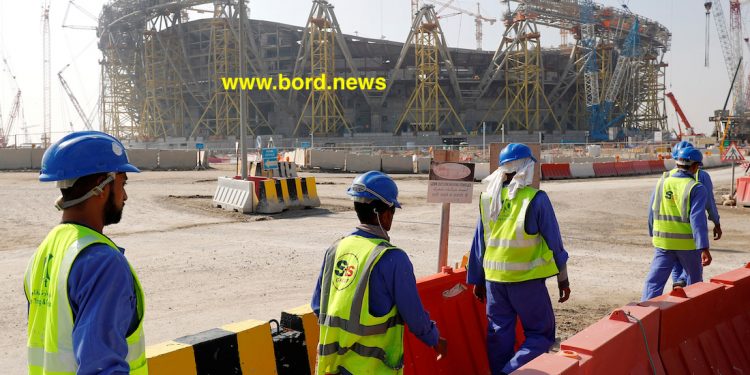 کارگران جام جهانی قطر