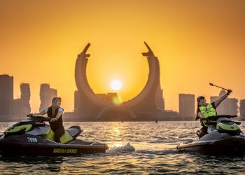 قطر- جت اسکی - برج های کاتارا - جت اسکی