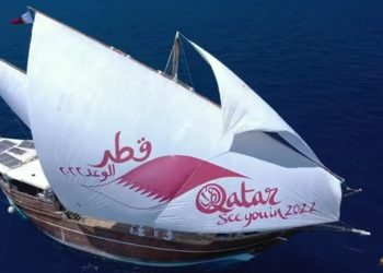 کشتی تفریحی فتح الخیر با هدف معرفی جام جهانی ۲۰۲۲ سفر پنجم خود را آغاز کرد