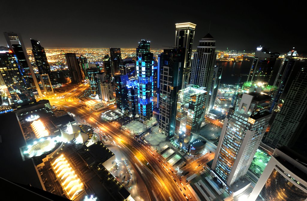 کشور قطر - شب