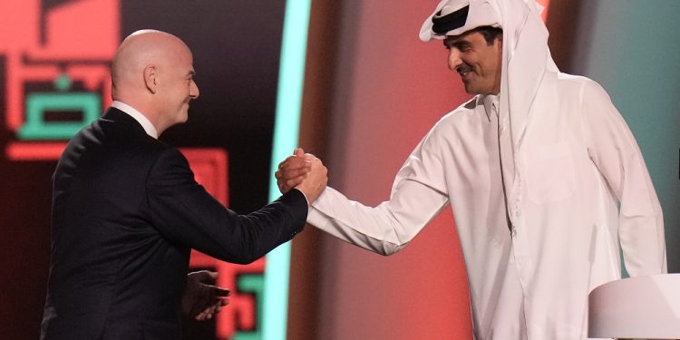 امیر قطر (شیخ تمیم بن حمد آل ثانی) و اینفانتینو