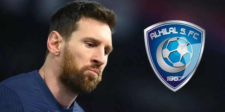 الهلال عربستان پیشنهاد درآمدی بیشتر از رونالدو را به مسی داده تا به این تیم بیاید