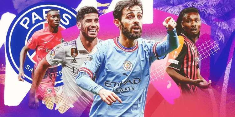 برناردو سیلوا، مارکو آسنسیو و ۱۰ بازیکن دیگر که احتمالا در تابستان ۲۰۲۳ به پاری سن ژرمن خواهند پیوست