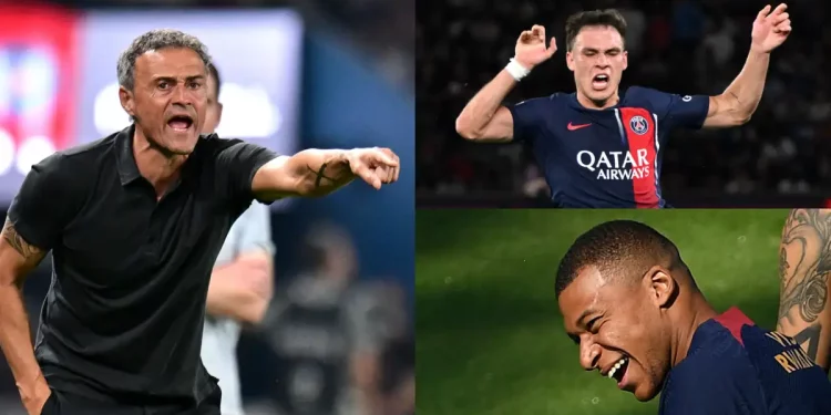 تساوی پاری سن ژرمن در اولین بازی لیگ، در غیاب نیمار و امباپه