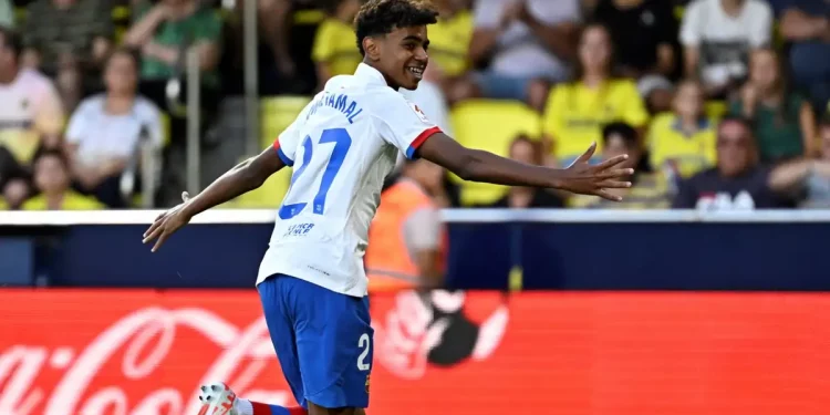 درخشش مهاجم ۱۶ ساله بارسلونا در دیدار مقابل ویارئال