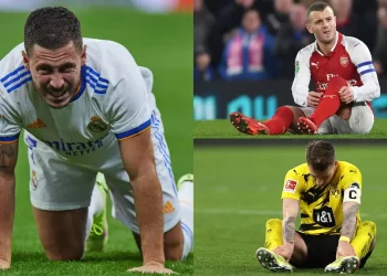 ادن هازارد و دیگر فوق ستاره‌هایی که فوتبال آن‌ها با مصدومیت نابود شد