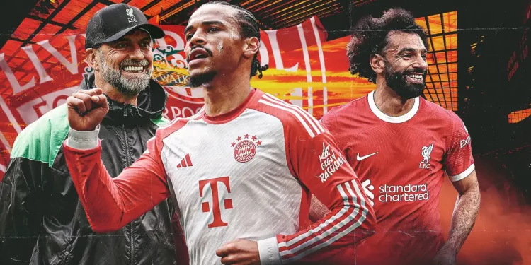 لیروی سانه بهترین جایگزین محمد صلاح؟ لیورپول در حال مذاکره برای جذب وینگر آلمانی بایرن مونیخ