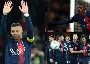 بازگشت خط حمله آتشین پاریسی‌ها به اوج آمادگی: امباپه و دمبله موناکو را در هم کوبیدند